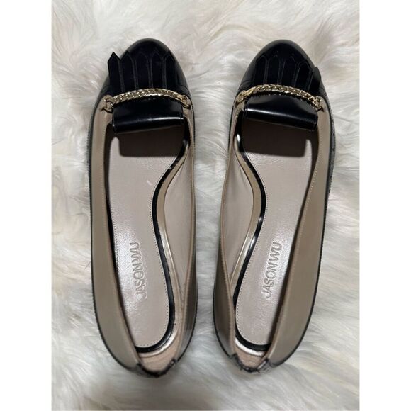 Jason Wu stacked Kiltie Oxford leather loafers two tone 37.5 - Picture 13 of 15